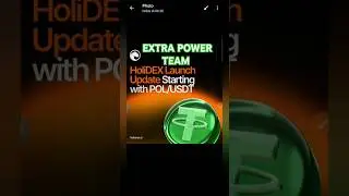 HOLIVERSE HOLIDEX RELAUNCH POL AND USDT TRADING PAIR #extrapowerteam #holiverse #holiversenewupdate