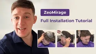 ZeoMirage Full Installation Tutorial | LaVivid Antimicrobial Hair System