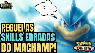Peguei as Skills Erradas do Machamp: Dynamic Punch + Close Combat Pokemon Unite Gameplay #pokemon