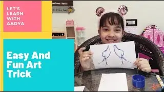 Easy Art | Fun With Colours | Art Trick | Fun Activity | Let's Learn With Aadya