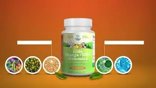 Nature's Craft, Kids Omega + DHA Gummies, Lemon & Orange, 180 Gummies