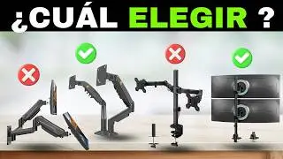 ✅ TOP 7 Mejores Brazos para 2 Monitores [2026] 🖥️ Soportes Ergon&oacute;micos Ajustables para Dos Pantallas