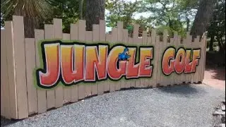 Jolly Roger Jungle Mini Golf & Rides!  Fun Saturday In Ocean City MD #rollercoasters #oceancitymd