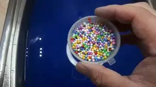 Whirlpool inside the case Blue Color and Multicolor small balls