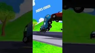 Dude Theft Wars funny crash video #dudetheftwars #gaming #funnycrash #shorts