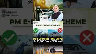 PM E-Drive Scheme for Electric Vehicles #ev #pollution #air #airquality #scheme #vehicleemissions
