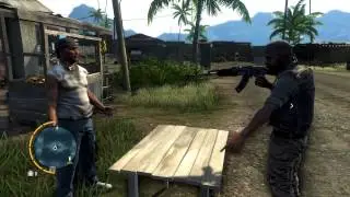 Magical Fish Conjuring Man Displays Talent While Holding Man at Gunpoint