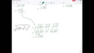 5.2 - Simplifying Radicals
