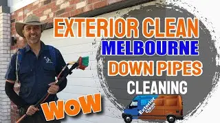Downpipe Flush & Unblocking - Exterior Clean Melbourne 0416 484 644