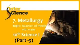 8. Metallurgy (part 3 ) Science 1/ class 10 / Reaction of metals with water / Maharashtra Board