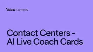 Contact Centers - AI Live Coach cards