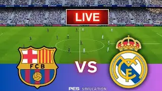 Barcelona vs Real Madrid - Supercopa Supercopa de España Final | 2025/26 Full Match - PES 2021