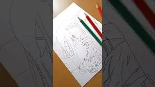 Drawing Zero Two and Hiro faces #shorts