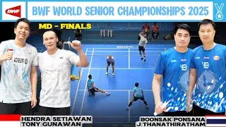 [MD40-F] Hendra Setiawan/Tony Gunawan vs Boonsak/Jakrapan | Badminton World Senior Championship 2025