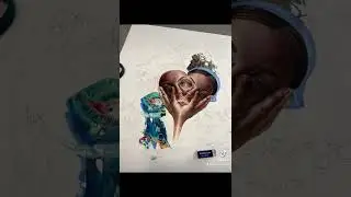 Watch me complete my A Level art final piece (A* project!) #shorts