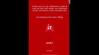 Liptikl 2 - Cut-up Text Editor for Creative Writing Ideas