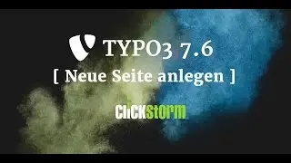 TYPO3 7.6 Tutorial - Neue Seite anlegen