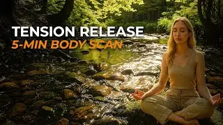 5-Minute Guided Body Scan Meditation for Work Break (Forest Stream)