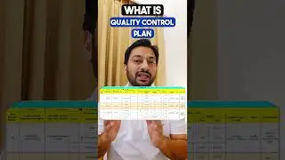 What is Control Plan | Quality Control Plan | 6 Core Tools of Quality