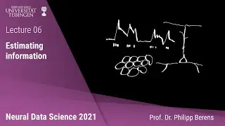 Neural Data Science &mdash; Lecture 6 &mdash; Estimating information in neural spike trains