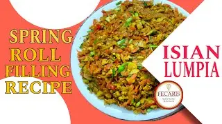 RESEP ISIAN LUMPIA PASTEL TERBAIK /SPRING ROLL FILLING RECIPE /FECARIS KITCHEN