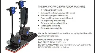 FM28ORB Hand Held Orbital Floor Machine