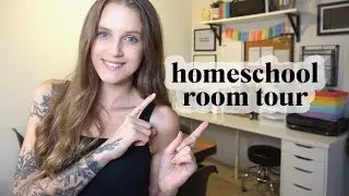 Small Space Homeschool Room Tour | 2022-2023 | Modern + Marie