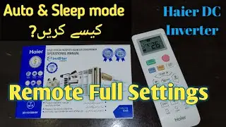 Haier dc inverter remote control functions 2021 | Solutions Tube