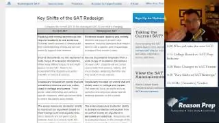 New SAT Changes - Analysis & Thoughts