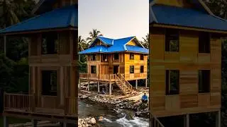 The Real Process of Building an Aesthetic Home#timelapseconstruction#homerenovation#modernbuilding