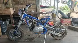 bentuk rangka mini trail SK 110cc matic