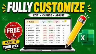 How to Edit Excel To-Do List Template (Unlock & Customize Easily)