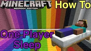 How To One Player Sleep In Minecraft [ No Mods Or Cheats ] - 1.21