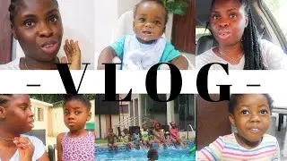 VLOG: BABY EATS FOR THE FIRST TIME, TRYING SWIMMING AGAIN ll MLYE #55