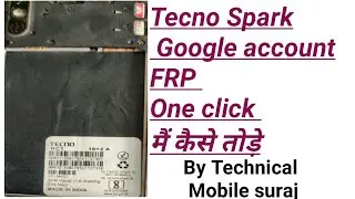 Tecno spark kc1 frp miracle box in one click By Technical Mobile Suraj