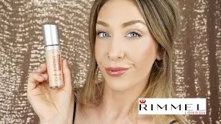 NEW Rimmel Lasting Finish BREATHABLE Foundation Review for Oily Skin | Demo + Wear Test