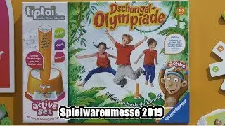 Spielwarenmesse 2019: Ravensburger mit tiptoi active set und Dschungel Olympiade