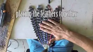 Making A Painted Feather Fan