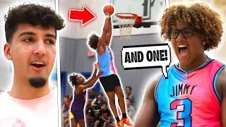 D1 FOOTBALL TROLL JOINED MY AAU TEAM AND CRASHED OUT!