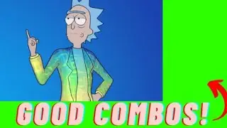 BEST COMBOS FOR RICK SANCHEZ (PRISMATIC EDIT STYLE!) -fortnite battle royale