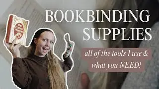 All of the Tools You NEED to DIY Your Book Covers! (Bookbinding Supplies List)