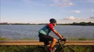 View of Kranji Reservoir from bus