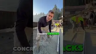 How to put zip strip in concrete #concrete #construction #landscaping