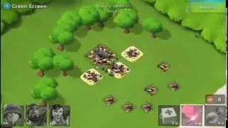 A walkthrough guide with NO PLAN! Boom Beach level 9 Green Screen