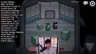 CORPSE and Sykkuno hanging out on the lobby | Among us Proximity Chat
