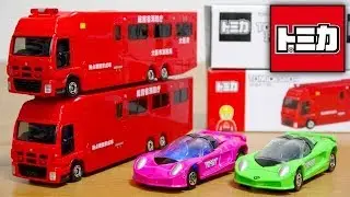 はたらくくるま トミカショップオリジナル トミカ いすゞ ギガ 拠点機能形成車 大阪府大阪市ver トミカ組み立て工場 TDMハヤテ全２色 TOMICA SHOP FACTORY