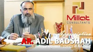 ARCHITECT ADIL BADSHAH Appreciated the MEP design & Consultancy services provided Millat consultants
