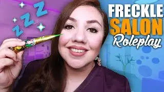 ASMR Putting Glitter Freckles on You Rolepay / Intense Face Touching and Personal Attention