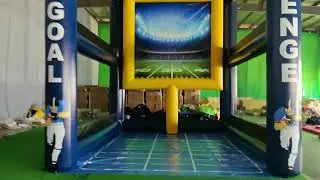 Inflatable Football Field Goal Video