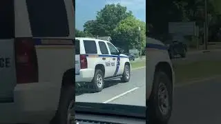 Multiple State of Virginia Marine Patrol Police Units